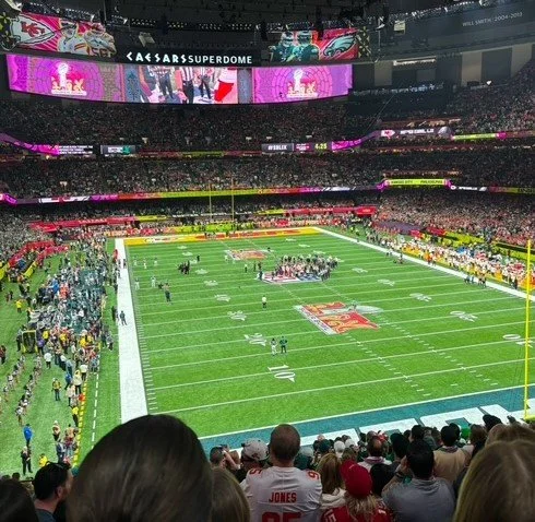 Ceaser's Superdome Stadium - Game Day Super Bowl LIX